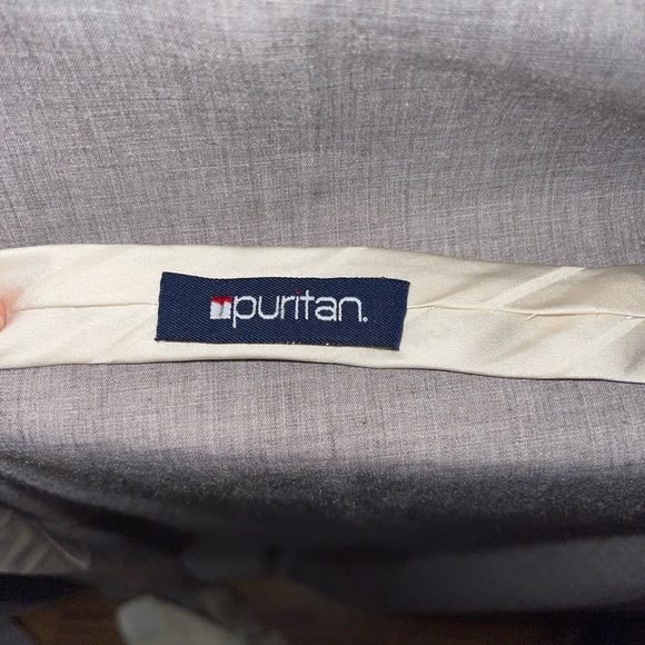 White Stripe Silk Tie - Picture 3 of 3